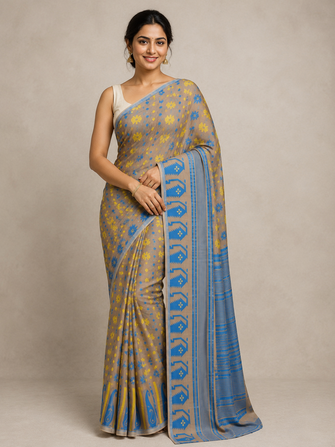 Soft Dhakai Jamdani