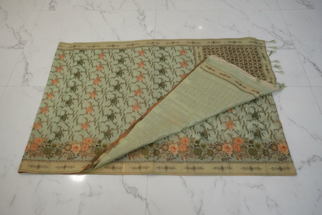 Powder Blue Chanderi
